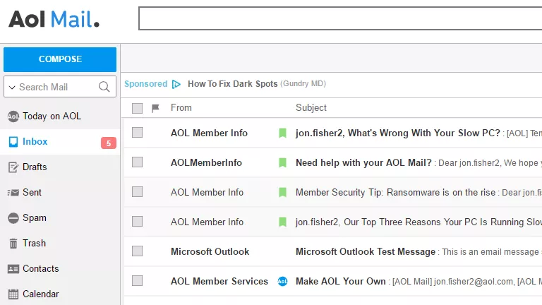 美国在线邮件收件箱
