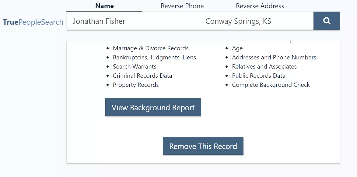 如何退出 truepeoplesearch（删除自己隐私信息）