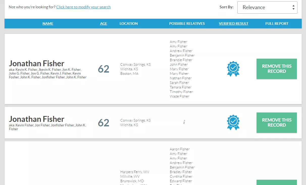删除 TruthFinder 记录